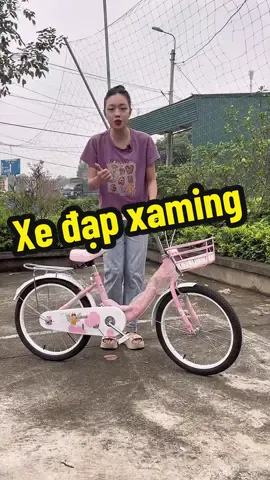 Xe đạp xaming cho bé gái từ 2-10 tuổi đủ size 2 màu hồng tím #mevabe #xedapxaming #xedapchobe #khosihoado #xedap 