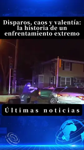 Tiroteo extremo: oficiales intercambian disparos y sobreviven#fypシ #news #foryou #breakingnews #tiktok