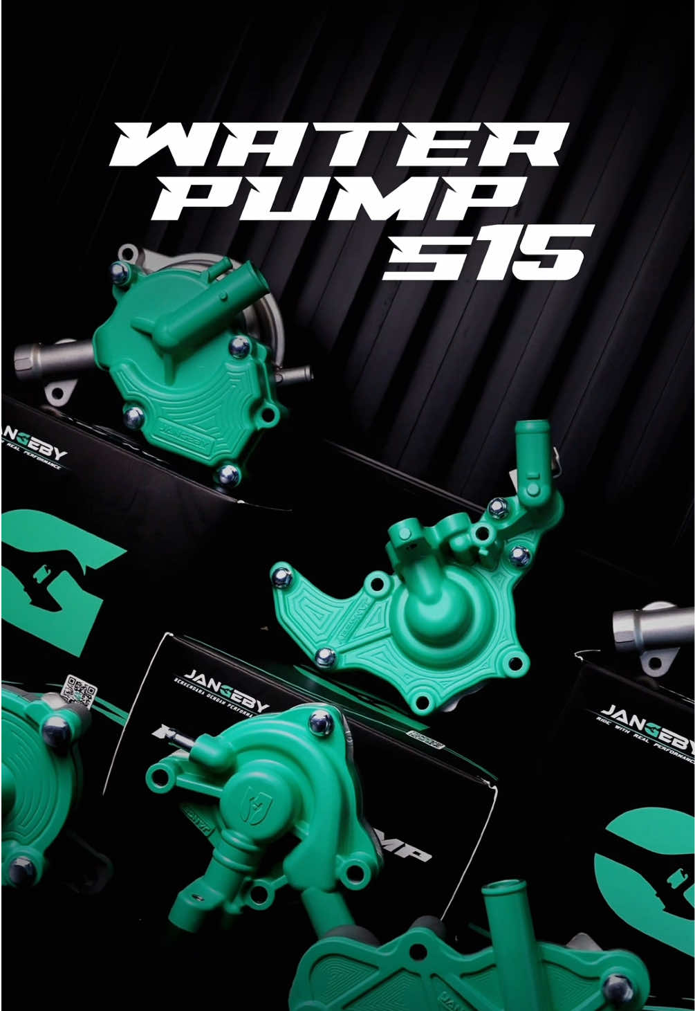 WATER PUMP S15 telah hadir dengan varian lebih bayak serta di bekali dengan teknologi yang lebih baik serta berkualitas. . #jangebyofficial #Jangeby #jangebystore #waterpumps15 