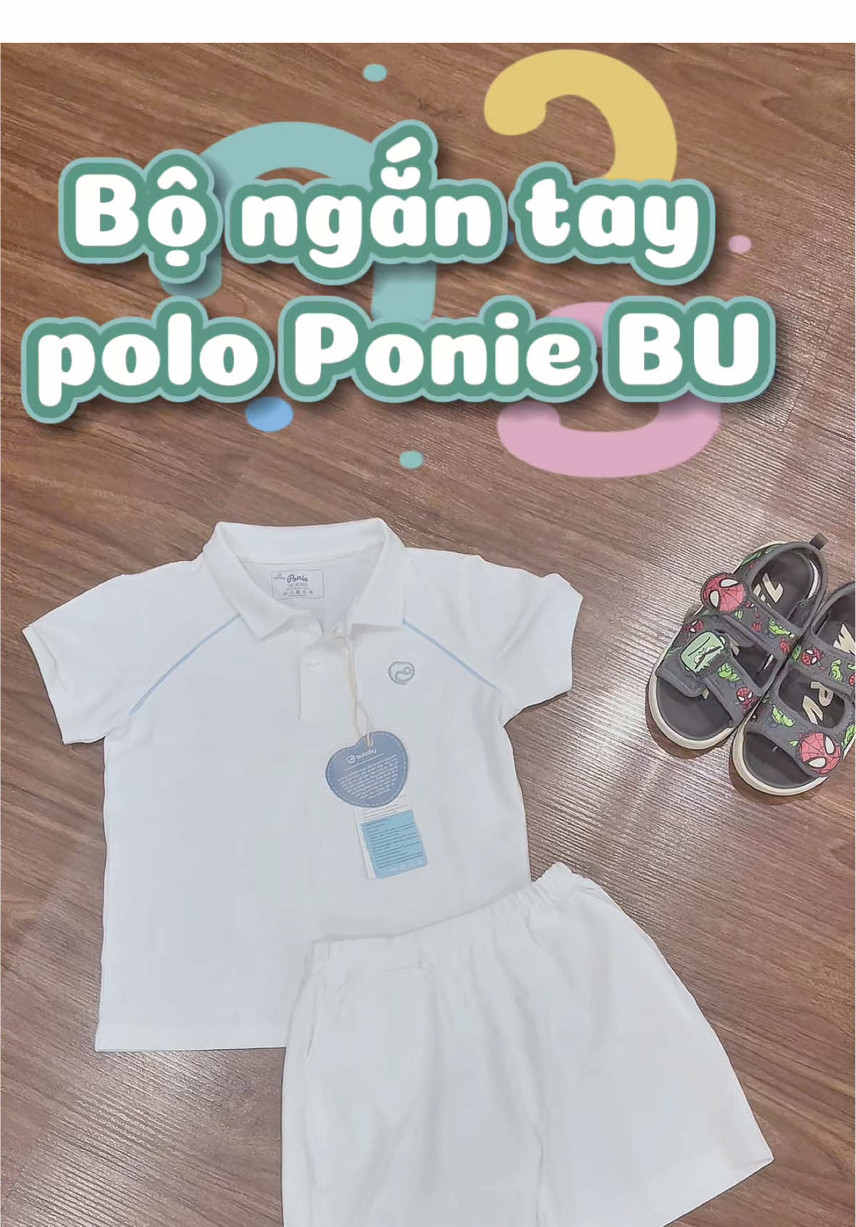 Bộ polo cho bé chất mềm mịn mặc lên như soái cưa nè mấy bà :))) #bopoloponieBU #bopolochobe #bopolochobetrai #ponie 