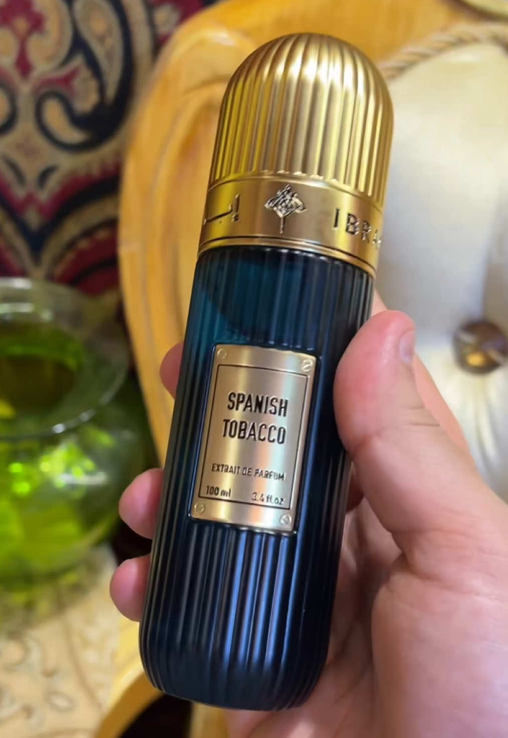 Spanish Tobacco 💙💛✨ beast mode fragrance 😍❤️. @IBRAQ | إبراق #perfumetiktok #perfume #perfumejunkieee #fyp #parfumviral 