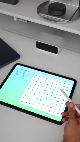 Playing word search on the iPad is fun! 🧩📲