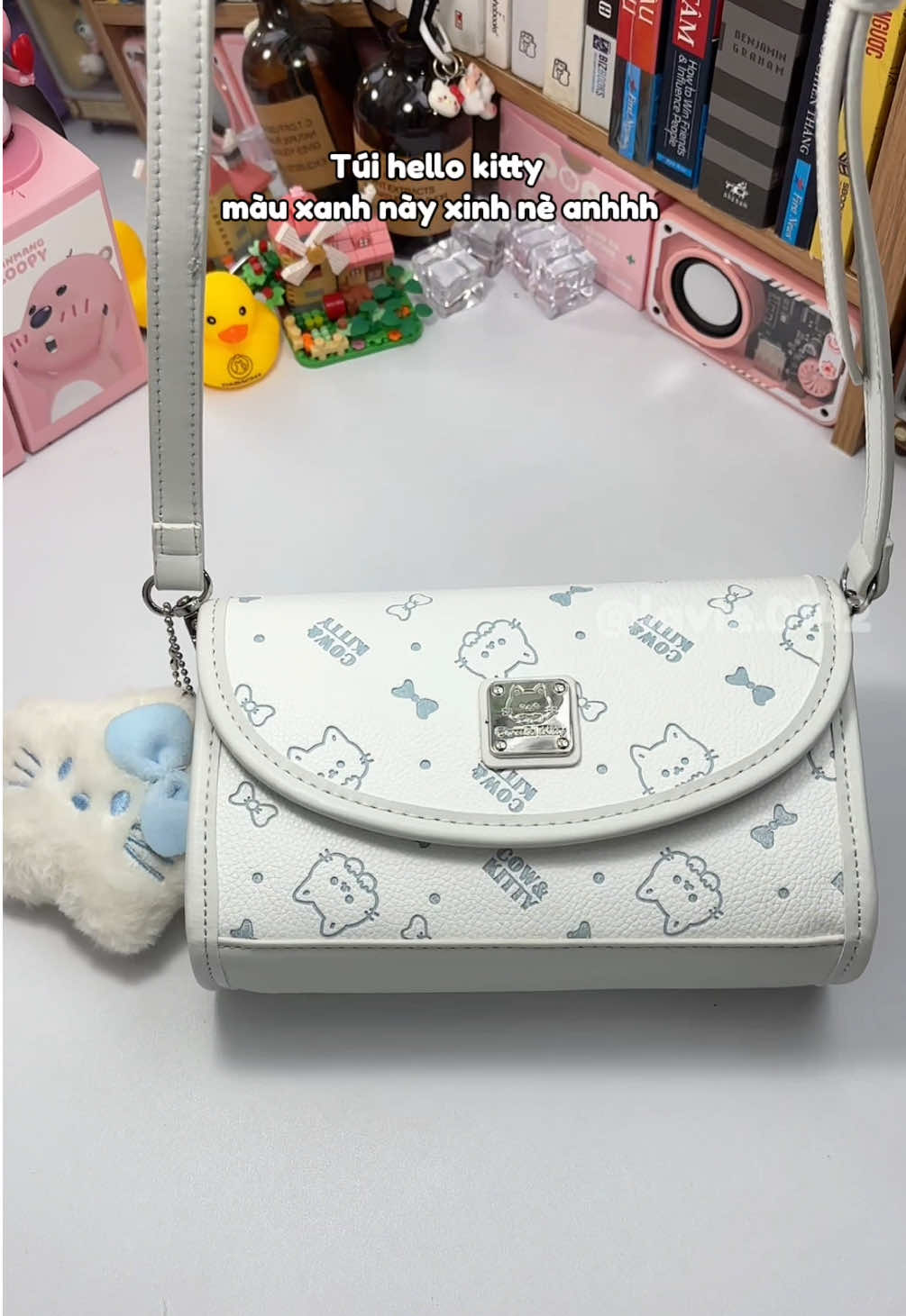Túi hello kitty màu xanh này xinh quá anh ơi #tuixach #borryrosa #tuixachhellokitty #tuixachnu #quatangnguoiyeu 
