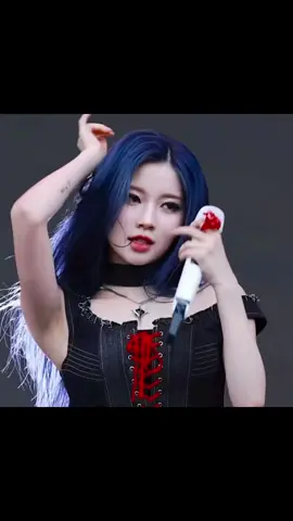 Asa blue hair #enamiasa #babymonster #iconic #fy 