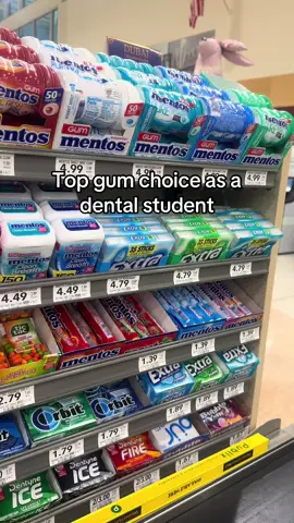 Not all gum is created equal—and as a dental student, I actually read the ingredients 👀🦷 Most gums either have sugar or don’t really do anything for your teeth. I always look for xylitol (helps reduce cavity-causing bacteria) and options that are aspartame-free. Pur Gum checks both boxes, so it’s my go-to every time I’m in the gum aisle 🤍 Small swaps like this = long-term wins for your smile #dentalstudent #oralhealthtips #teethtok #dentalcare #healthysmile