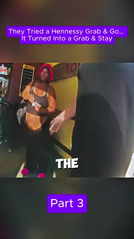 They Tried a Hennessy Grab & Go... it Turned Into a Grab & Stay! Part 3 #cops #copsoftiktok #police #policeofficer #bodycam 