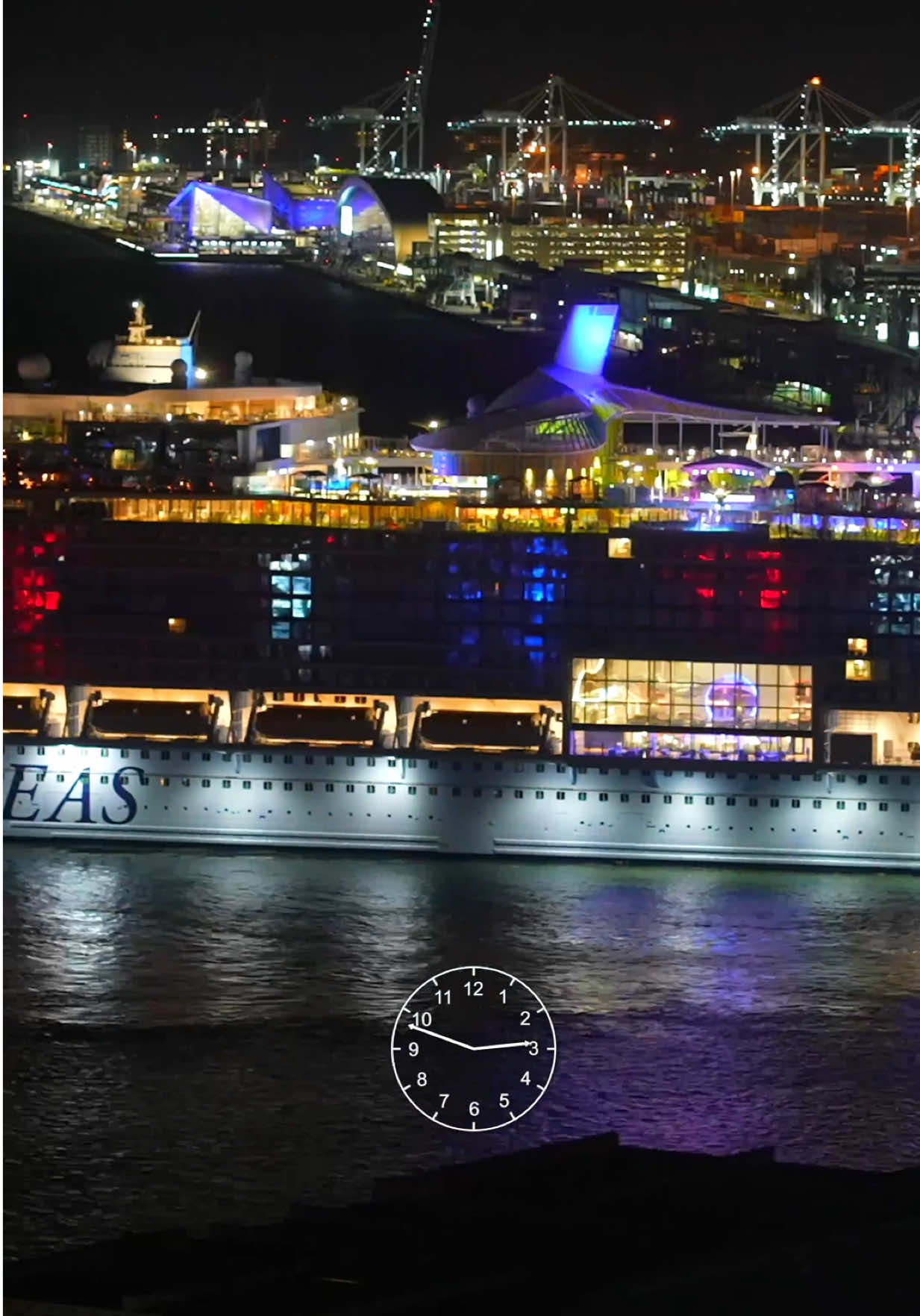 Busiest day of the Year. 10 Ships in Port #cruisetok #cruises #portmiami #miami #timelapse