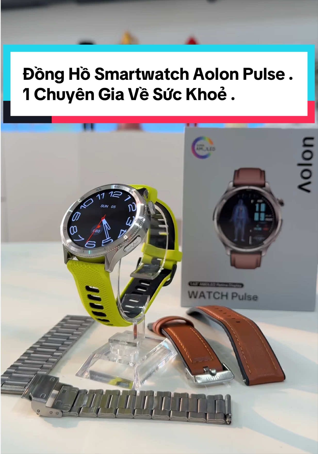 Đồng Hồ Smartwatch Aolon Pulse . 1 Chuyên Gia Về Sức Khoẻ . #donghosuckhoe #aolon #donghoaolon #aolonpulse #donghosmartwatch 