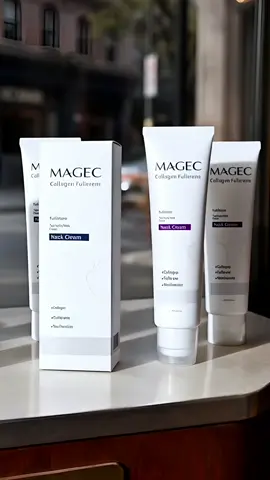 Need an anti-aging neck solution? This 5-roller massage cream reduces wrinkles, firms, and lifts neck skin for a youthful contour.#MAGECNeckFirmingCream #CollagenNeckCream #5RollerNeckMassage #AntiAgingNeckCare #DoubleChinReducer	