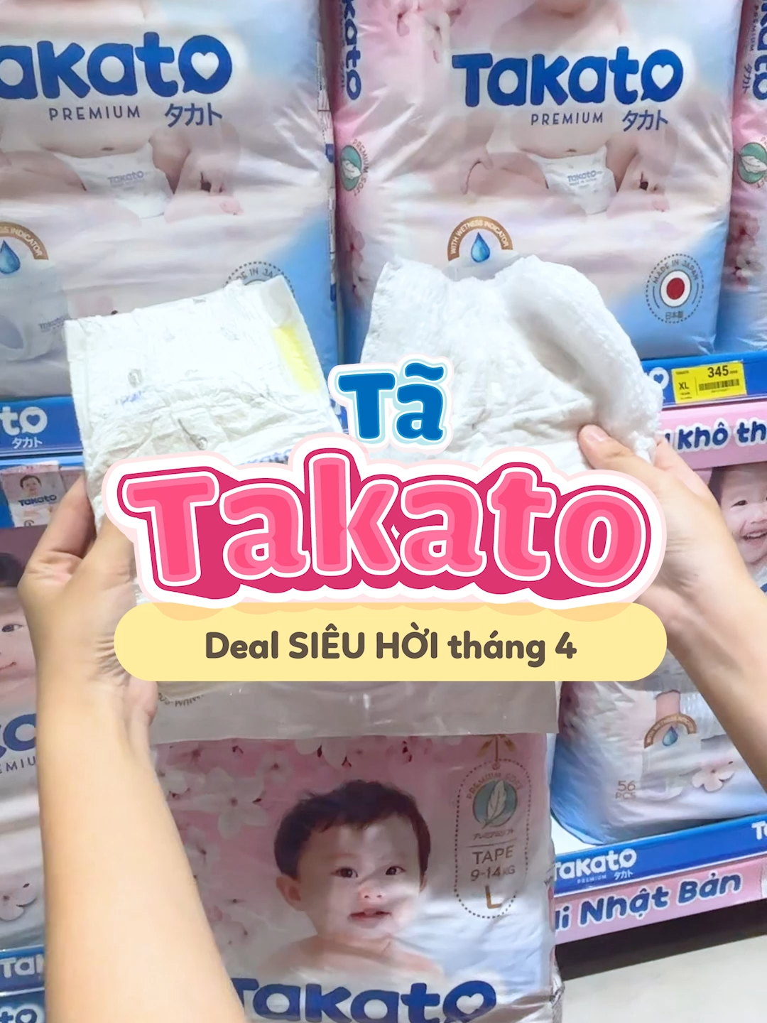 Tã quần và Tã dán Takato #ConCung #LoveConCung