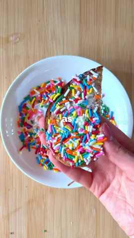 Recipe⤵️ Would you eat this? Fairy Bread Ingredients: 1 slice bread Butter Sprinkles Directions: Toast the bread and spread a thick layer of butter on top Pour the sprinkles into a plate, then press the bread, butter-side down, to coat the surface in an even layer of sprinkles Enjoy!! #fairybread #fairybreadrecipes #trendingfoods #viralrecipes