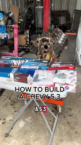 HOW TO BUILD A CHEVY 5.3 PT 16 #chevy #mechanic #carsoftiktok #cars #car 