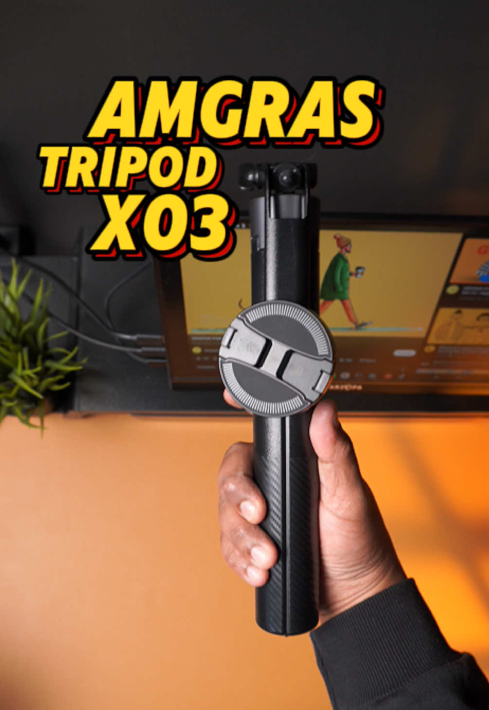 Tripod Amgras X03 ni sangat ideal untuk dibawa travel sebab Tripod ni ada auto open feature dan ada magnetic phone holder. Kalau korang tengah cari tripod untuk travel, aku sangat recommend Tripod Amgras X03 ni. Dapatkan Tripod Amgras X03 sekarang! #tripod #amgras #amgrasx03 #monopod #amgrastripod 