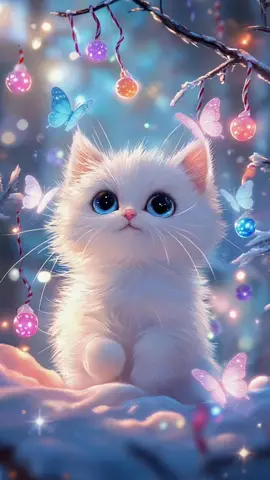Live Wallpaper 4K - Anime Kitten Winter Dreamland What is we tried to run our cute iconic white snow kitten using Seedance 2? Let me know how you lime the video! #livewallpaper #wallpaper #kitten #dreaminacpp #seedance2  @dreamina_ai 