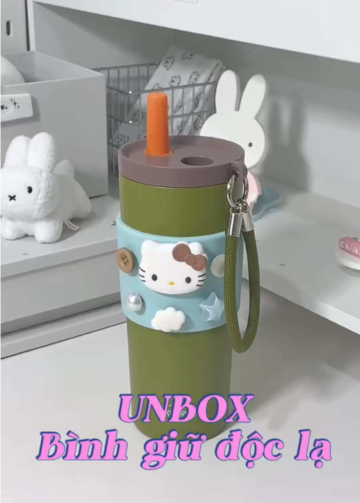 Lạ mà xinh, nhìn là muốn mang đi khắp nơi luôn á 😭   #binhgiunhiet #binhgiunhietcute #binhtrangsus #decorxinh #quinunbox
