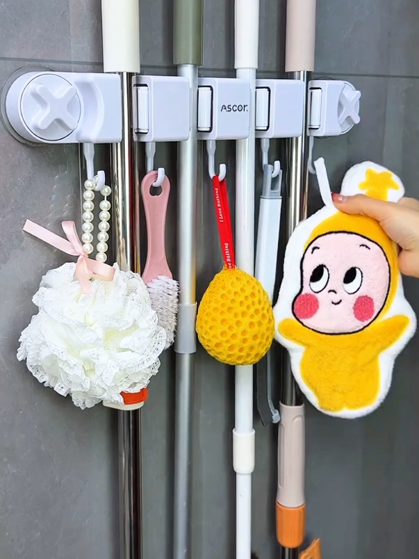Giá đỡ cây lau nhà treo tường #dogiadung #giadungtienich #giadungthongminh #dogiadungthongminh41 #tiktokvietnam🇻🇳 