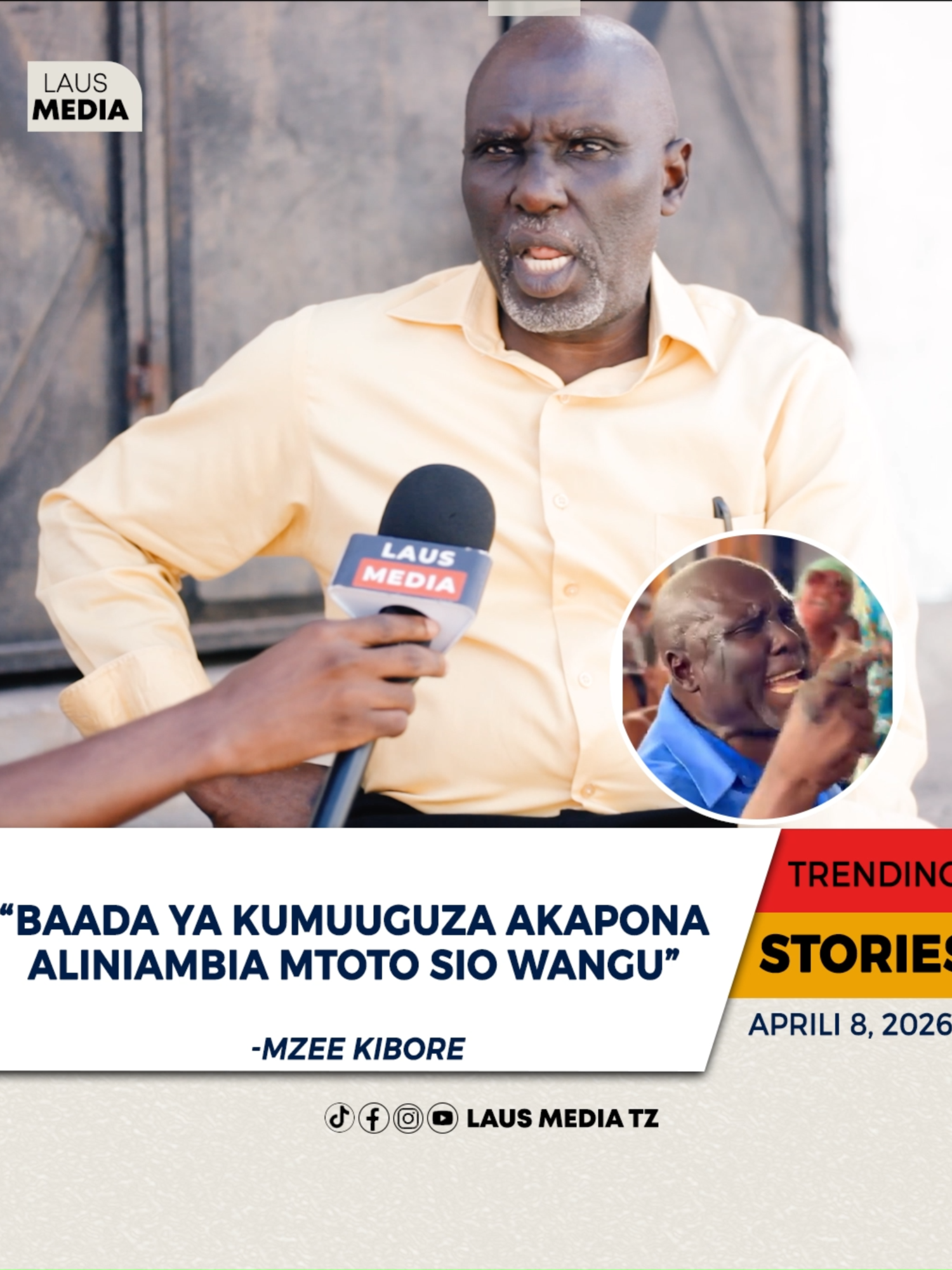Mzee Kibore anaye trend mitandaoni akielezea sababu iliyopelekea kulizwa na mapenzi