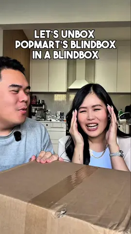 Wait this is such a fun #unboxing of #blindbox inside a giant blind box called #luckybox ! Always fun doing unboxing with @Anniesbucketlist #popmart #labubu 
