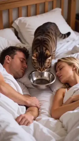 “POV: Your Pet Becomes Your Alarm Clock for Food ⏰🐶”🤣🤣🤣😂😂😂😆😆😆🐈🐕🤪….. #funnyvideo #dogsoftiktok #catsoftiktiok #funnypets #petfood 