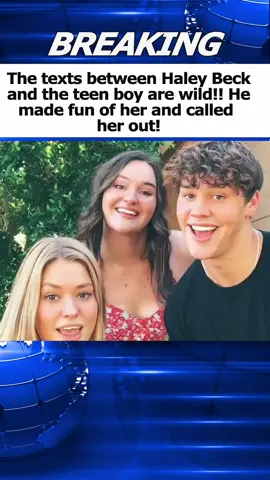 The text messages between Haley Beck and the teen victim are wild!! He has more maturity and logic than she does. Over 4000 texts in 6 weeks! And there are just a few… #fyp #crime #truecrime #news #teacher 