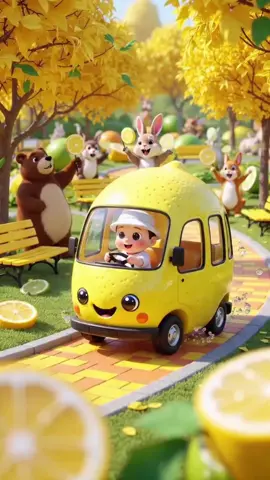 The wheels on the bus | Funny Video For Kids#reels #cartoon #viral #kids #foryou 