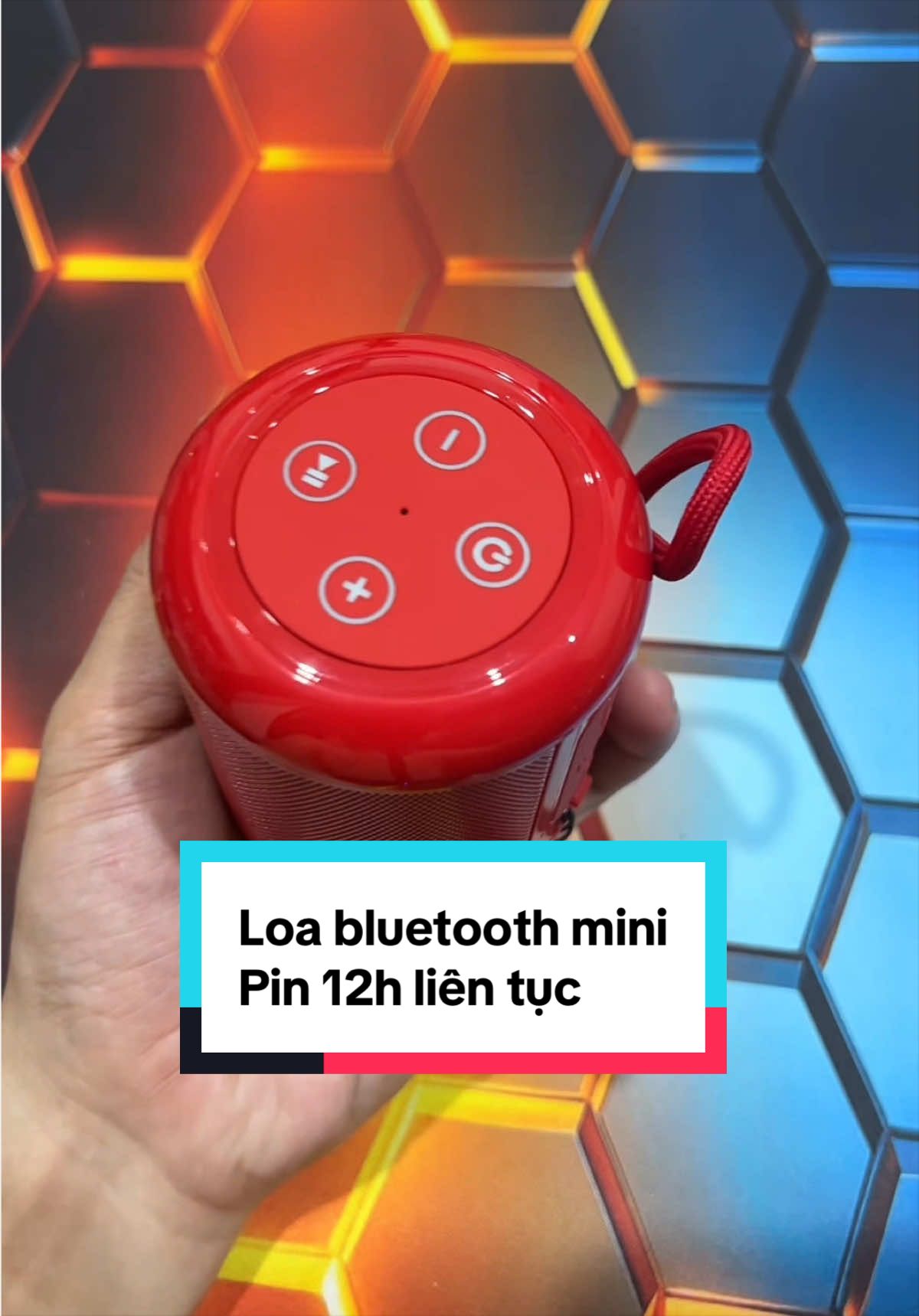 Loa bluetooth mini bass cực mạnh, pin trâu lên tới 12h - thoả thích pic nic! #xuhuong #boannhi #loabluetoothmini #loa1hora 