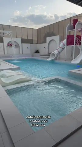ultimate escape for those who seek luxury and peace  شاليهات الأردن، مسبح مدفأ، سياحة فاخرة، البحر الميت، استجمام Luxury Stay, Private Villa, Heated Pool, Night Aesthetics, Jordan Tourism #شاليهات #Summer #stay  #viral #travel 