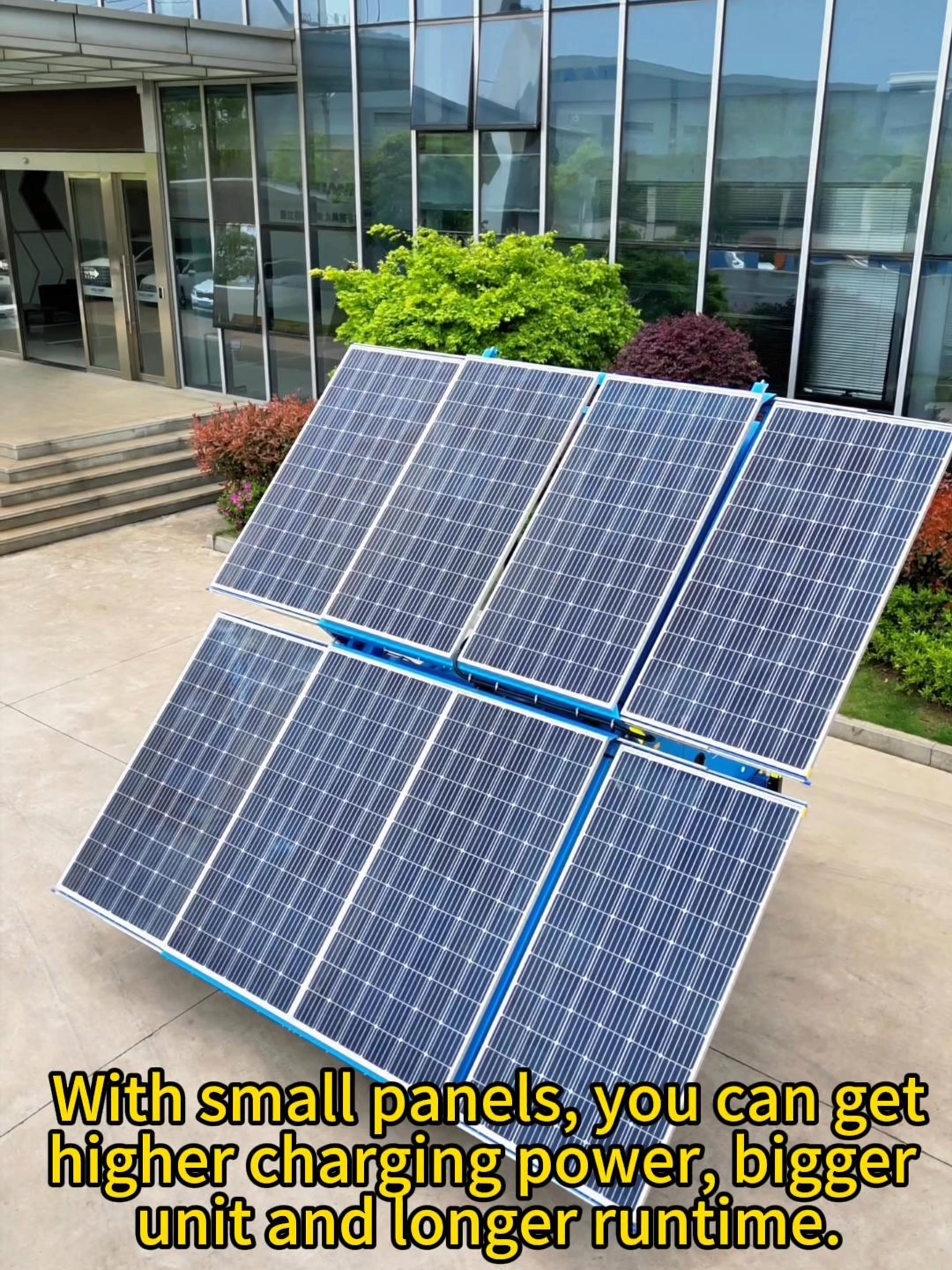 Hybrid Solar-Battery Systems Reduce Job Site Fuel Expenses #ConstructionEnergy #JobSitePower #HybridSystem #OffGridPower #Aokeepower