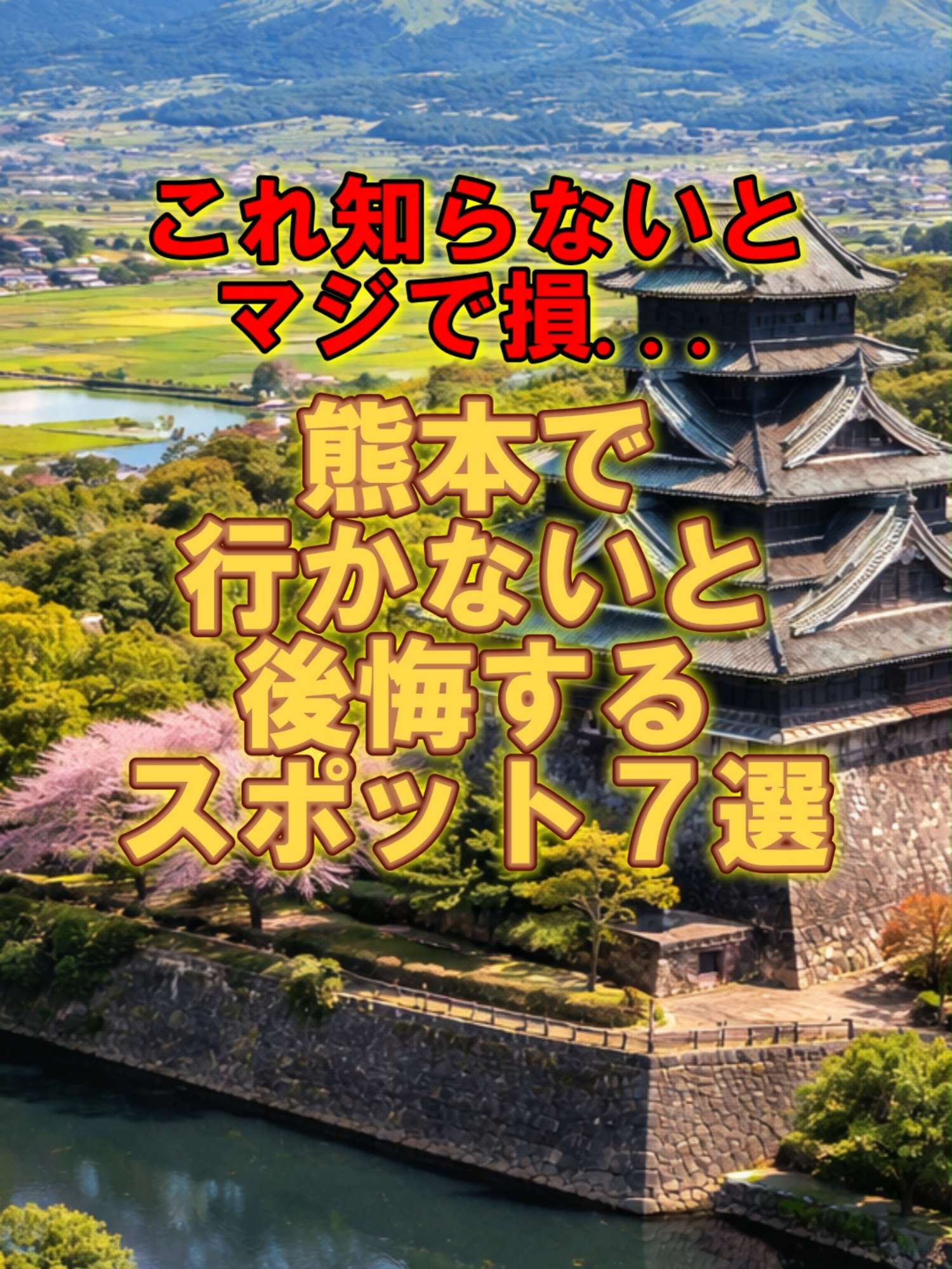 これ知らないとマジで損...熊本で行かないと後悔するスポット7選！#観光スポット #国内旅行
