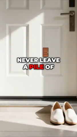 Shoes by the Door: Why You Must Never Block Your Entrance 👟🚪 #EnergyFlow #FengShui #SpiritualProtection #HomeVibes #SuccessHacks #Thresholds