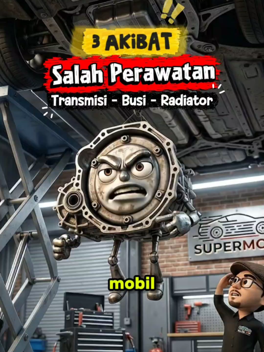 Jangan tunggu komponen mobil “teriak” baru kamu peduli. 😆 Transmisi butuh oli bersih. Busi harus diganti tepat waktu. Radiator wajib dicek coolant-nya. Kelihatannya sepele… tapi kalau diabaikan, ujungnya: biaya mahal. Rawat sebelum rusak, bukan nunggu rusak baru panik. 🚗 ----- ----- #SuperMotif #TipsOtomotif #PerawatanMobil #ServisMobil #EdukasiOtomotif MobilSehat OtomotifIndonesia 