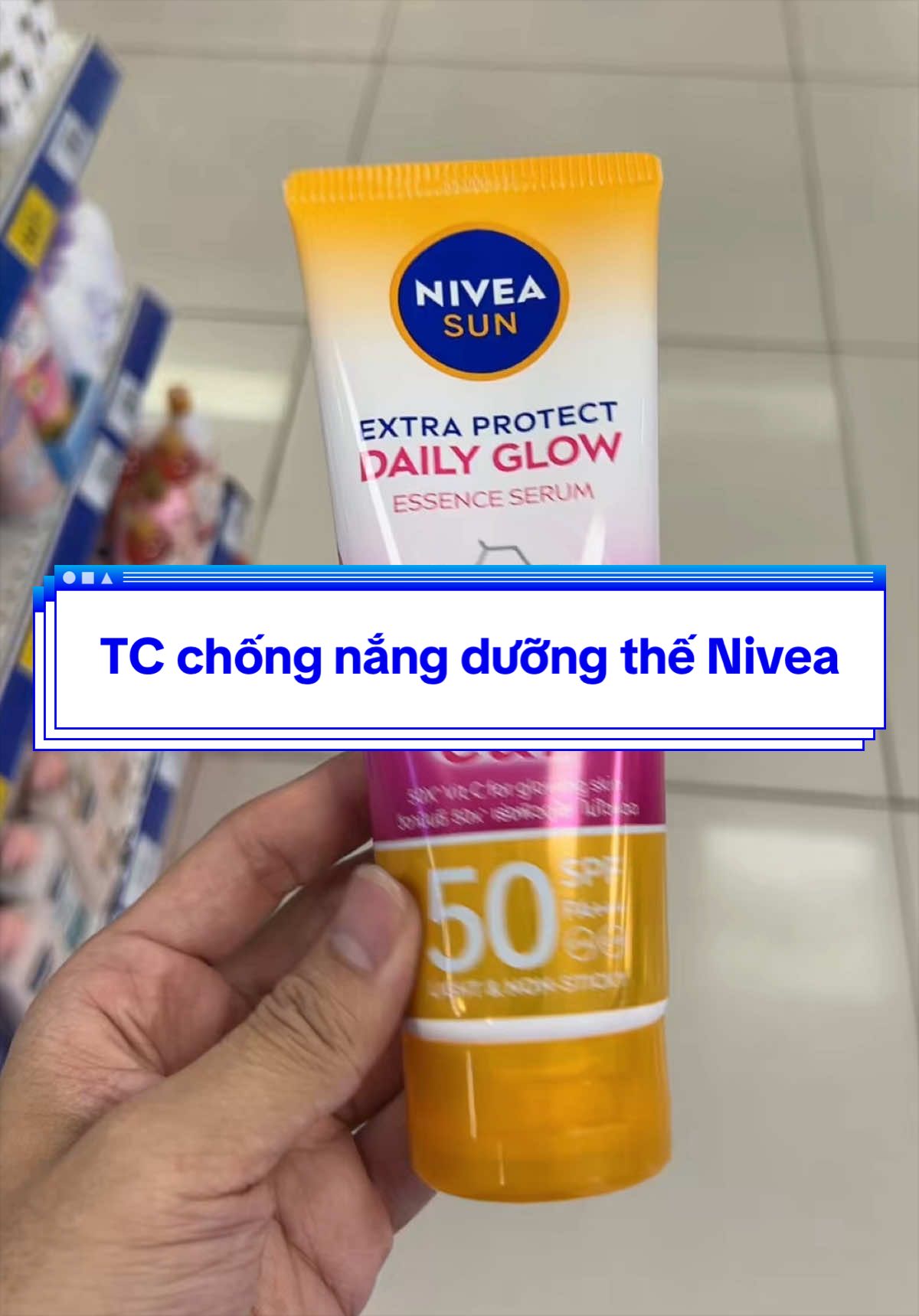 Serum Chống Nắng & Dưỡng Thể NIVEA SUN SPF50 PA+++ #nivea #chongnang #duongthetrangda #suaduongthe #chongnangchuanchuyengia 