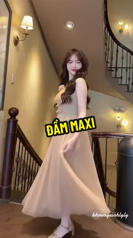 Đầm maxi mùa hè siêu xinh yêu 😘😘👒#lênxuhướng #thờitrangnữ #đầmxinh #váyxinh #đầmmaxi 