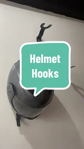 Motorcycle helmet hook #fyp #hook #helmethook #helmetrack 