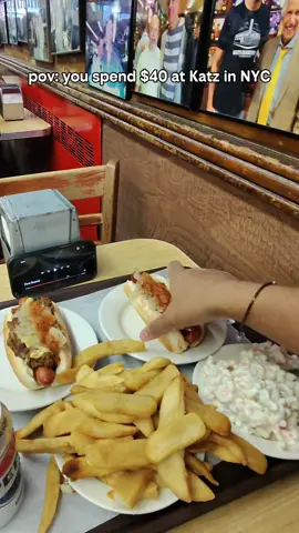 pov Katz Deli hot dogs #nyc #deli #citylife #Foodie #nycfood 