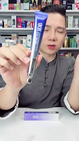 kem mắt điện rung mát xa hỗ trợ quầng trẻ hóa đôi mắt