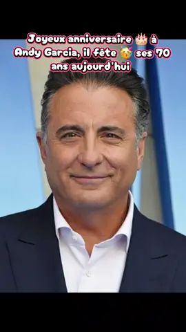 Joyeux anniversaire 🎂 à Andy Garcia, il fête 🥳 ses 70 ans aujourd'hui #anniversaire #andygarcia 