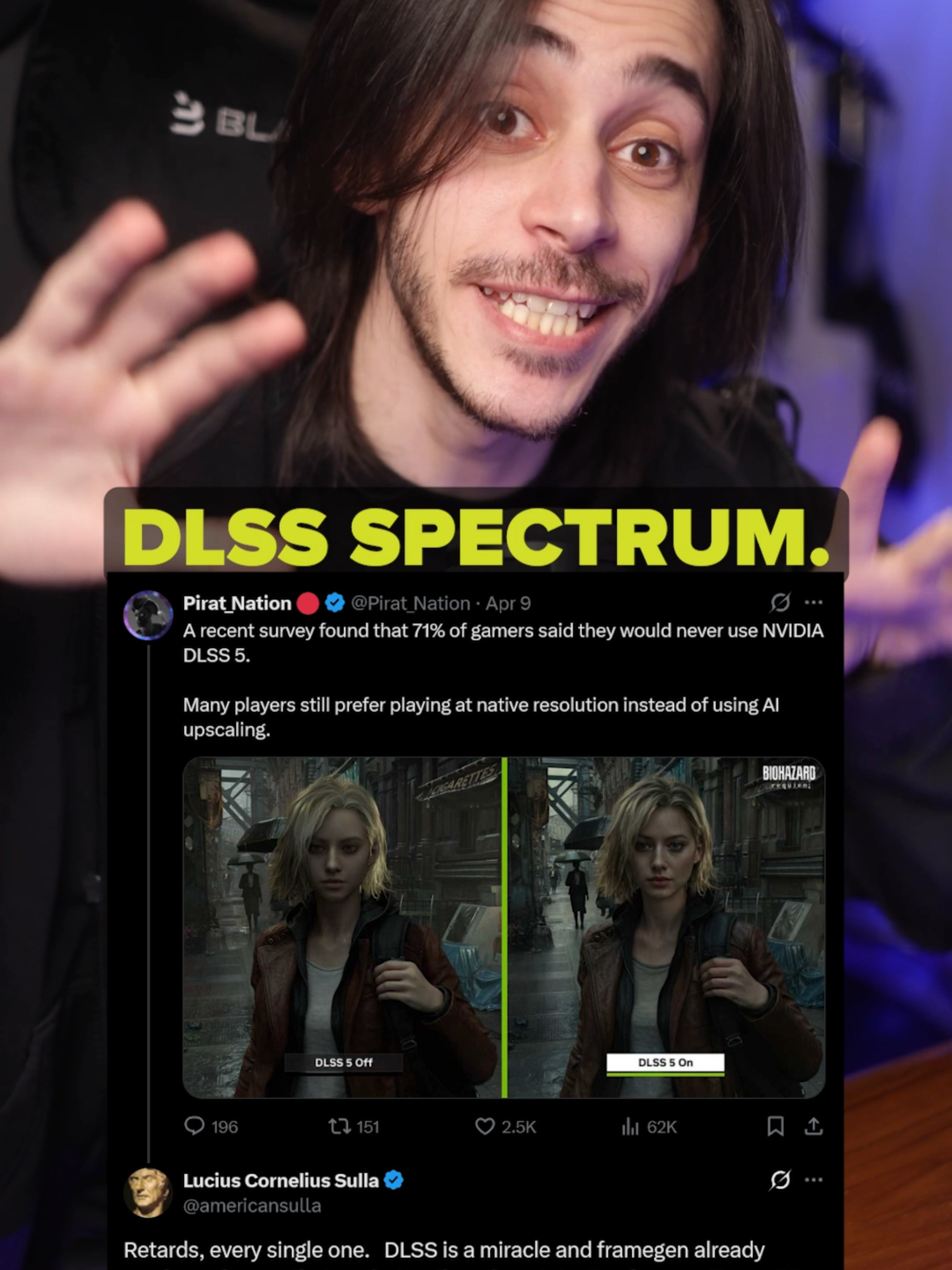 DLSS Haters vs DLSS Worshippers - The DLSS Spectrum #pcgaming #solidguts #nvidia #gpu #dlss