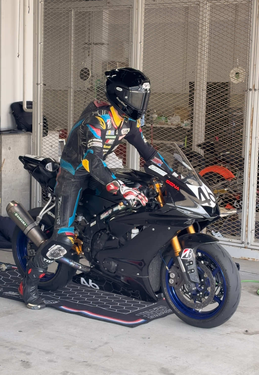 レース前最後の鈴鹿サーキットトレーニングでした!! 開幕戦に向けて体のケアをしっかりして頑張ります!! #motorcycle #yamaha #yzfr6 #yzfr1 #race 