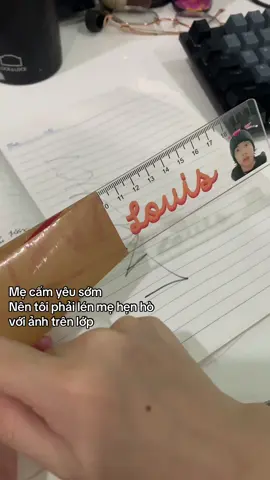 Con vẫn chăm học điểm cao á mẹ, thước kẻ lngshot LNGSHOT louis cho fan lngshot #lngshot #woojin #ryul #louis #ohyul 