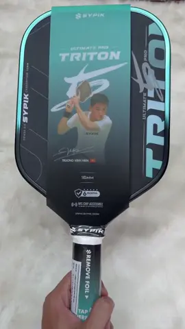 Vợt Pickleball Sypik Triton 5 - phiên bản chữ ký Trương Vinh Hiển 🏸😘 #sypik #triton #truongvinhhien #pickleball 