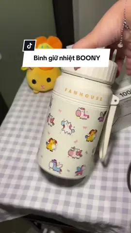 Bình giữ nhiệt FANHOUSE #binhgiunhiet #binhgiunhietcute #binhgiunhiet1500ml 