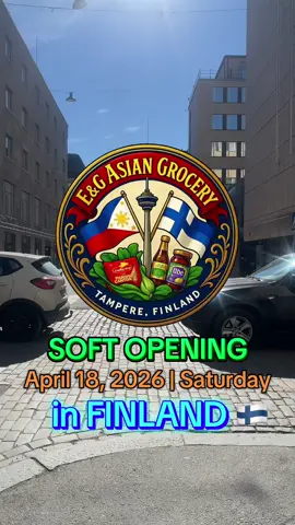 Ngayon Sabado na po ang kanilang soft opening at sana ay makapunta kayo bilang suporta sa ating mga kababayan na nagtayo ng negosyo dito.  Excited na nga ako anong mga Pinoy products nila. Anong inaabangan niyo?☺️🇫🇮💙 #preciousinfinland #tampere #finland #fyp #ofw 