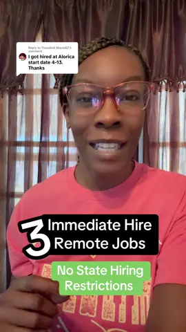Replying to @Tressilind Mozie82 Congratulations to you! If you  are still looking for a remote job apply now! #creatorsearchinsights #remotejobs #fyp #workfromhomejobs #workfromhome 