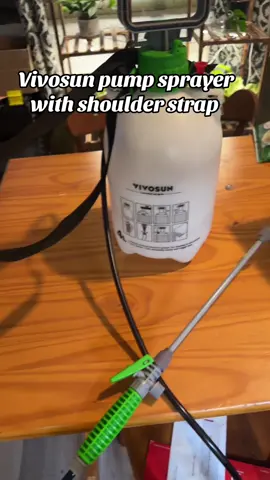 If you’re looking for a pump sprayer for your plants that can help you reach the plants that’s up high or the plants that are down low. That also comes with the shoulder strap then you need to get this pump sprayer from.@VIVOSUN US they have amazing products. I just love the shoulder strap and you will too. ##plants##PlantTok##plantsoftiktok##PlantLover##planttips
