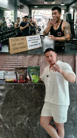 Whey tăng giá chóng mặt !! lý do là gì!? #gym #Fitness #wheyprotein #supplements #anhsonnfitness 
