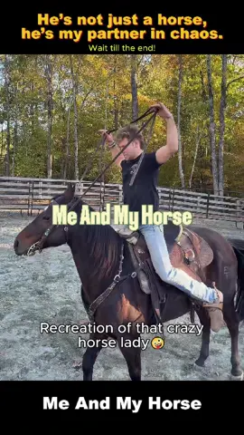 Fun adventures with my horse🐎#horse#funny 
