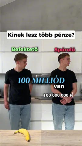 Mennyi pénz veszítesz, ha spórolsz, megtakarítasz és nem befektetsz. #befektetés #pénz #megtakarítás #részvény #tőzsde 