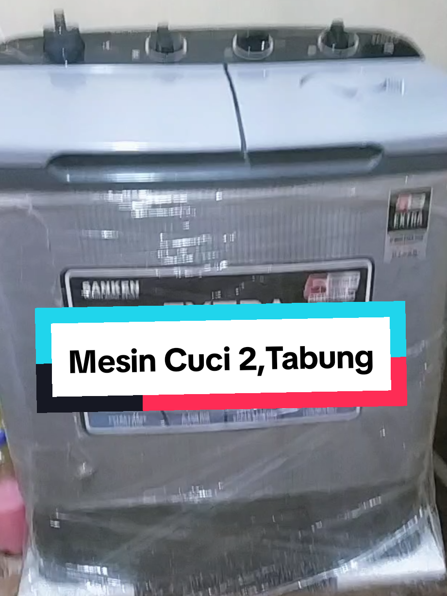 Mesin cuci SANKEN 2,Ttabun kapasitas 8,kilo EXTRA, besar bersih hemat awat#mesincuci 