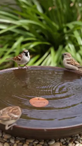 Copper Bird Bath Dishes, 2mm Thick Reinforced Copper, Three-Point Support, Clean Water All Year, Compatible with Outdoor Bowls #bathessentials #decorativebowls #squirrelproofbirdfeeder #potterytools #cutebathroomdecor #ceramicplanter #dogfooddispenser #glassbowls #aquariumtools #slowfeederdogbowl